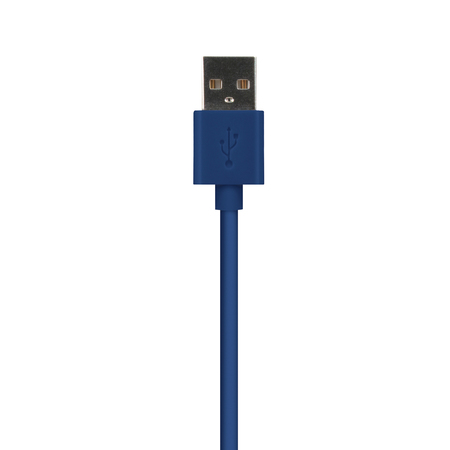 AT&T PVC Charge and Sync Lightning Cable, 10 Feet (Blue) PVLC10-BLU